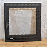 Пічні дверцята зі склом h420*400мм і піддувом Hetta Mia, фото 2