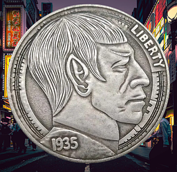 Сувенір монета долар США Банк 1935 р. "Ельфійськийсад". Hobo Coin American Morgan
