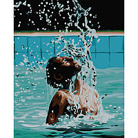 Картини по номерах "Радість плавання" 40х50см №GS773/Strateg/