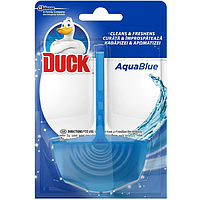 DUCK твердий підвісний Аква 4в1 синій з корзинкою для унітазів