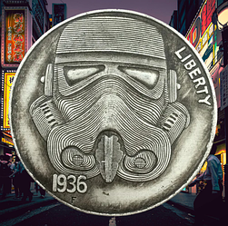 Сувенір монета долар США Банк 1936 г "Зоряні війни". Hobo Coin American Morgan
