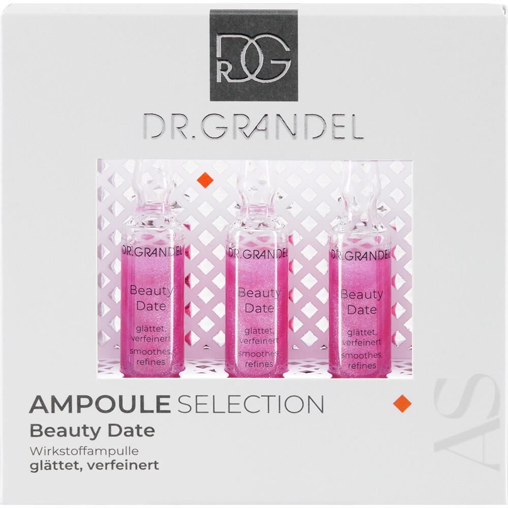 Ампули для омолодження та вишуканого тону шкіри Dr. Grandel Beauty Date, 3 х 3 мл