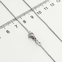 Ланцюжок " Снейк" родій 0,1/45 см (Медичне золото)