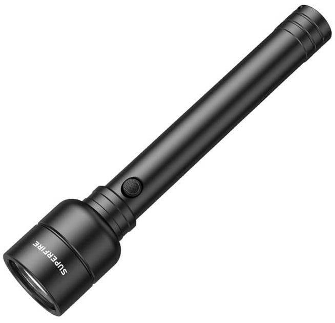 Ліхтарик ручний SuperFire Y16 20Wt 8000mAh 1700Lm (Black)