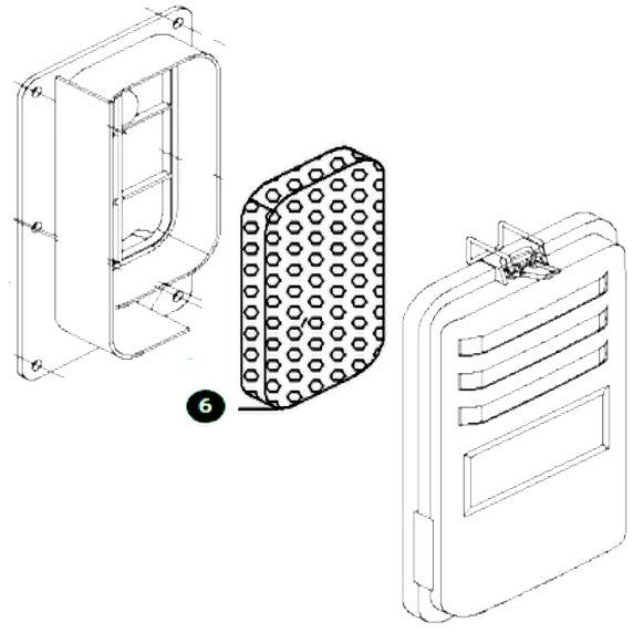 Фільтр повітряний (без корпусу) для генератора Husqvarna G5500P, фото 1