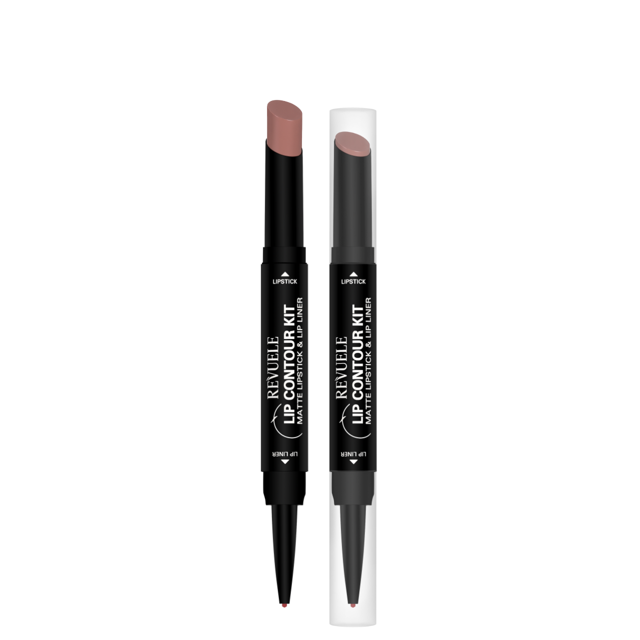 Помада матова з олівцем для губ 2 в 1 Revuelle Lip Contour Kit тон 06 Бежевий, 1,8, фото 1