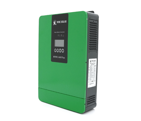 Гібридний інвертор ДБЖ HVM-3.6KW PLUS, 3600W, 24V, струм заряду 0-100A, 40-450V, MPPT (10А, 450 Vdc), фото 1
