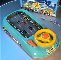 Дитячий музичний електронний симулятор водіння Car Racing Adventure