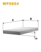 Фільтр салону WP6864 (WIX FILTERS)