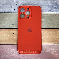 Чохол для iPhone 16 Pro Max оригінальний бампер Silicone CaseSoft Touch захист камери (Червоний (14) Red)