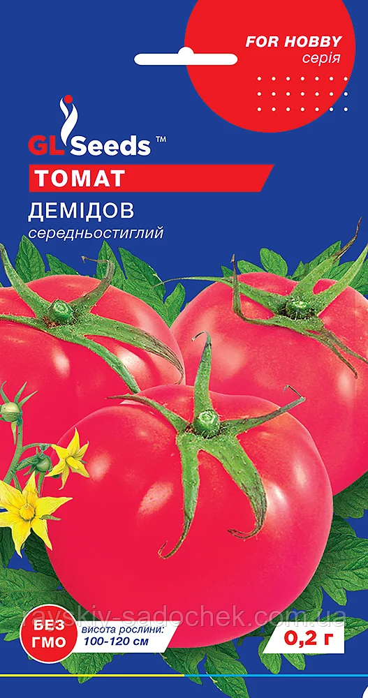 Насіння Томату Демидів (0.2г), For Hobby, TM GL Seeds
