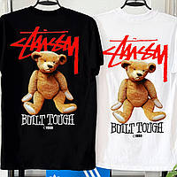 Футболка STUSSY Teddy - Кофта STUSY - Стуси Чорний / Білий