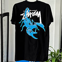 Футболка STUSSY Scorpion - Кофта STUSY Скорпіон - Стуси Чорний