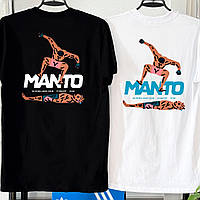 Футболка MANTO Stomp - Кофта Манто Стомп - Чорний / Білий