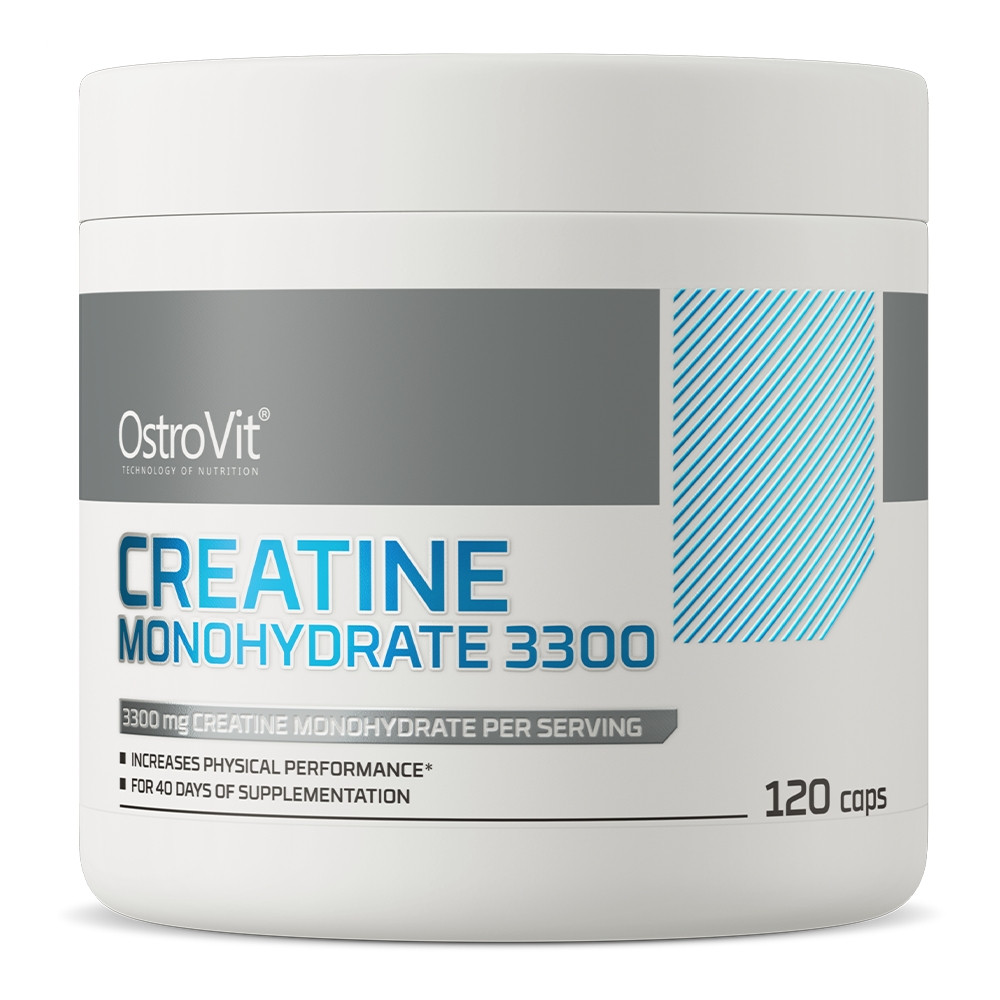 Creatine Monohydrate 3300 OstroVit, 120 капсул