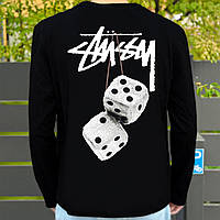 Лонгслів STUSSY Fuzzy Dice - Футболка STUSY Кубіки