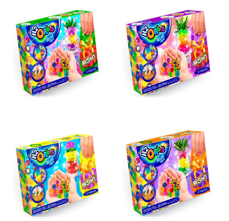 Набір креативної творчості Danko Toys RELAX BOX H2Orbis Гідрогелеві кульки, В АСОРТИМЕНТІ