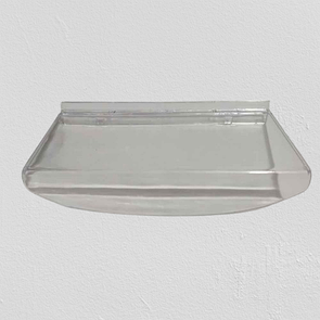 Полиця Підставка в Економпанель пластикова Полиця акрилова під взуття напівкругла