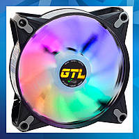 Вентилятор GTL Multicolor B1 Black/White (GTL-120LMCB1P ARGB)