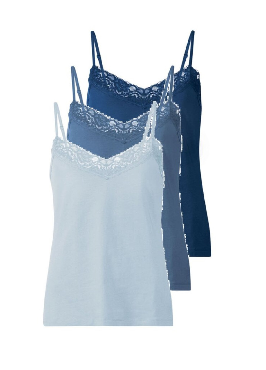 Комплект жіночих майок на тонких бретелях, 3 шт, фото 1