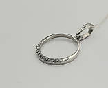 Підвіска зі срібла з куб.цирконієм, фото 2