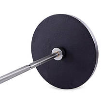 Штанга пряма зі сталевими дисками Zelart TA-7232 довжина-2,18м 50мм 140кг Код TA-7232, фото 3