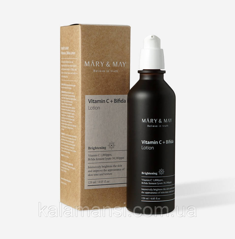 Лосьйон з біфідобактеріями та вітаміном C Mary&May Vitamin C Bifida Lotion 120 мл