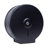 Диспенсер для туалетного паперу джамбо нерж. чорний