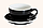 LOVERAMICS EGG Cafe Latte Cup (чорна) чашка і блюдце Латте 300 мл подарункова коробка, фото 3