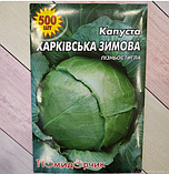Насіння капусти сорт Харківська Зимова Пізньостиглий 500 шт, фото 4