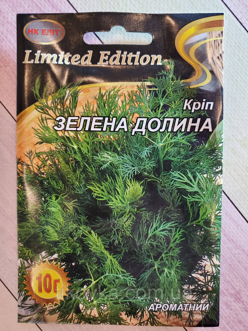 Насіння кропу сорт Зелена Долина Швидкостиглий 10 г НК Еліт