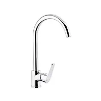 Змішувач для кухні Kroner KRP Brocken C030 Хром Красивий змішувач Кран для кухонної мийки Латунний кран