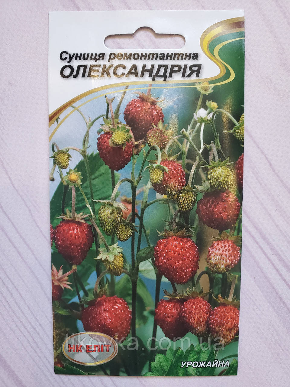 Насіння Суниці сорт Олександрія Ранньостиглий 0,5 г НК Еліт