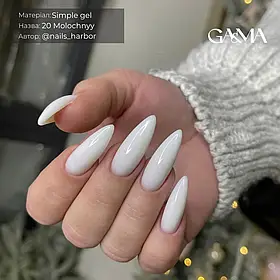 Моделюючий гель Ga&Ma Simple gel 020 Molochnyy, 15 мл