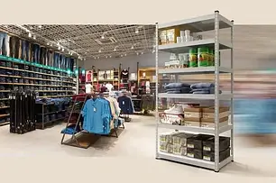 Стелажі металеві серія Титан 400кг