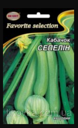 Насіння кабачка сорт Сепелін Ранньостиглий 20 г НК Еліт