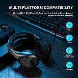 Ігрові навушники Kotion Each H-7 з мікрофоном (Чорний), фото 4