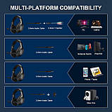 Ігрові навушники Kotion Each H-7 з мікрофоном (Чорний), фото 6