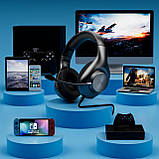 Ігрові навушники Kotion Each H-7 з мікрофоном (Чорний), фото 7