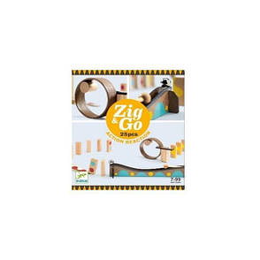 Деревянный конструктор DJECO Zig  Go 25 деталей (DJ05642), фото 3