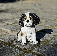 Садова фігура Цуценя біло-чорне