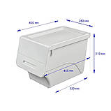 Контейнер для хранения белый 45.5*28.5*31CM SW-00002421, фото 3