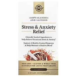 Stress & Anxiety Relief Solgar 30 таблеток