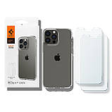 Захисне скло Spigen для iPhone 13 Pro Max - Crystal Pack (2 шт) + Чохол у подарунок! (ACS03636), фото 2