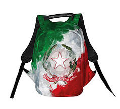 Рюкзак антикрадій з принтом «Італія. Italy. Coat of arms of the country» 34х45х17 см