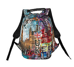 Рюкзак антикрадій з принтом «Біг-Бен. London Style. Big Ben» 34х45х17 см