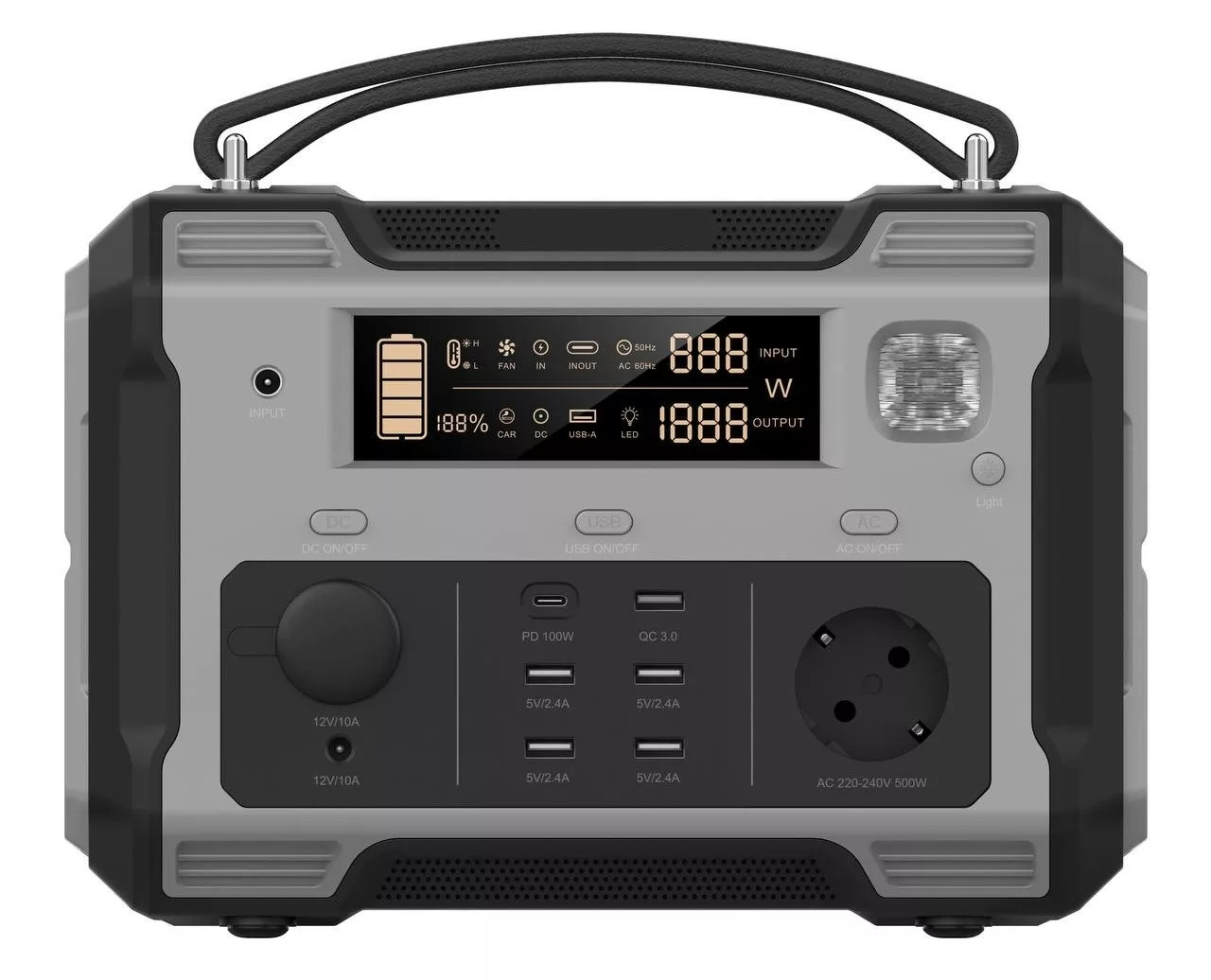 Зарядна станція Eco Play N39 500 W 484 Wh