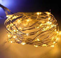 Кімнатна LED USB гірлянда Xmas "Роса" з пультом управління Тепле освітлення 5 м (HA-65), фото 5