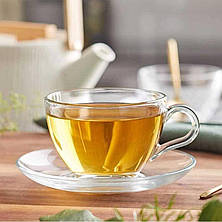 Набір чашок з блюдцями Pasabahce Басик 6шт 240 мл (97948), фото 2