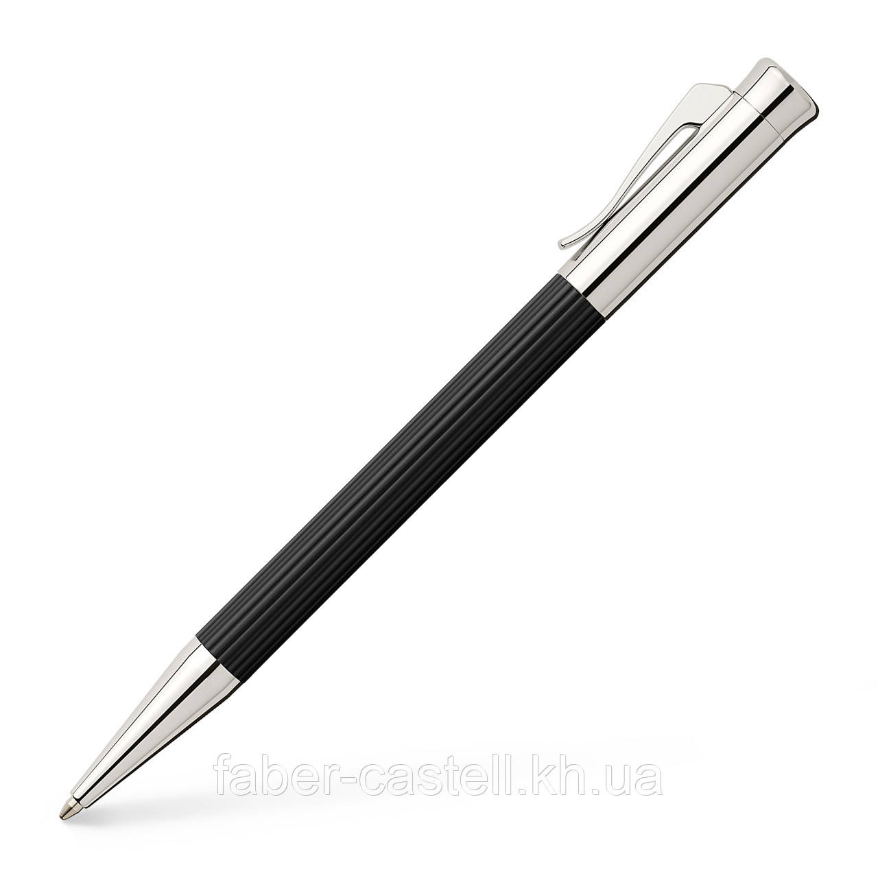 Кулькова ручка Graf von Faber-Castell з колекції Tamitio Black, корпус чорний, 141580, фото 1